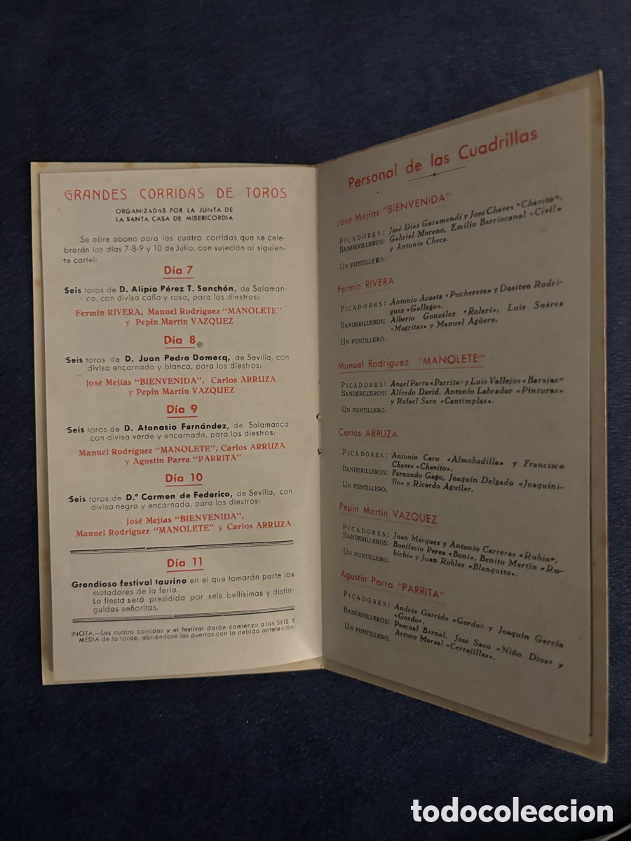 Coleccionismo: Programa San Fermin 1945 - Pamplona - Foto 9