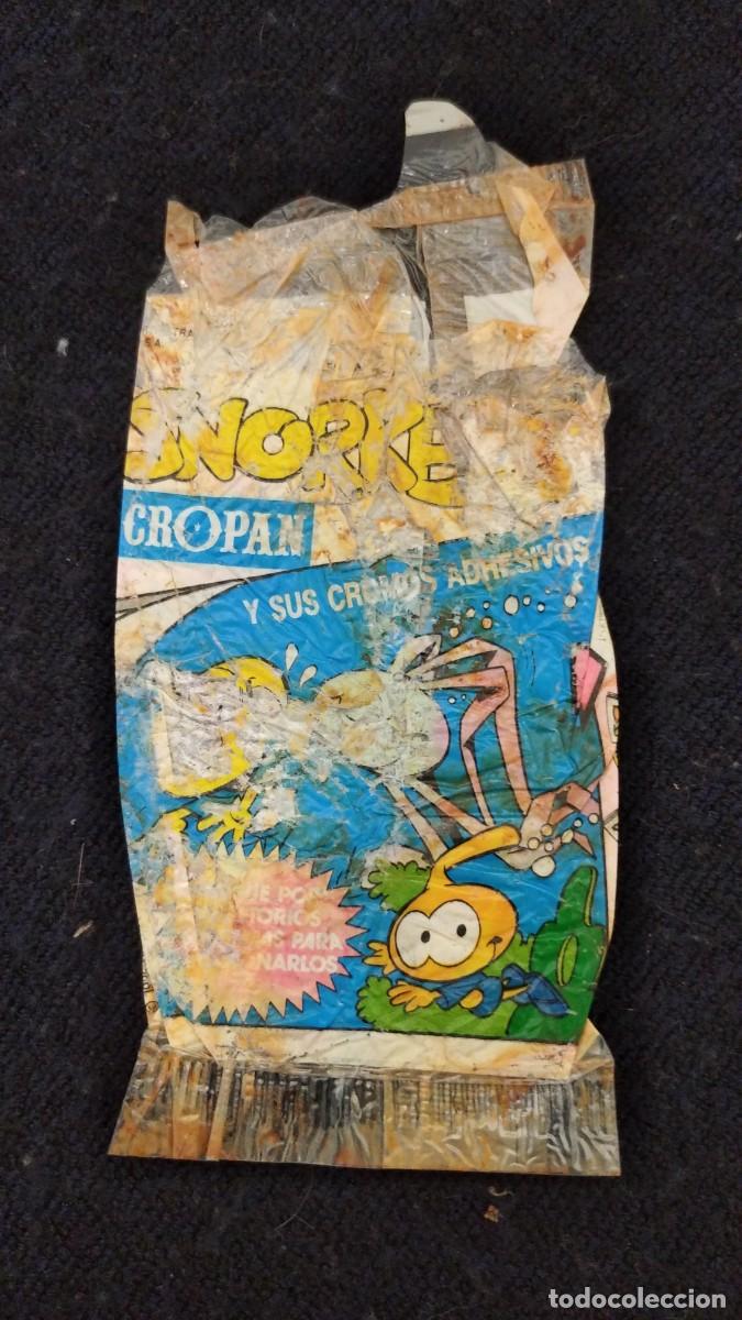 Coleccionismo: Envoltorio pastelito Cropan Snorkels.