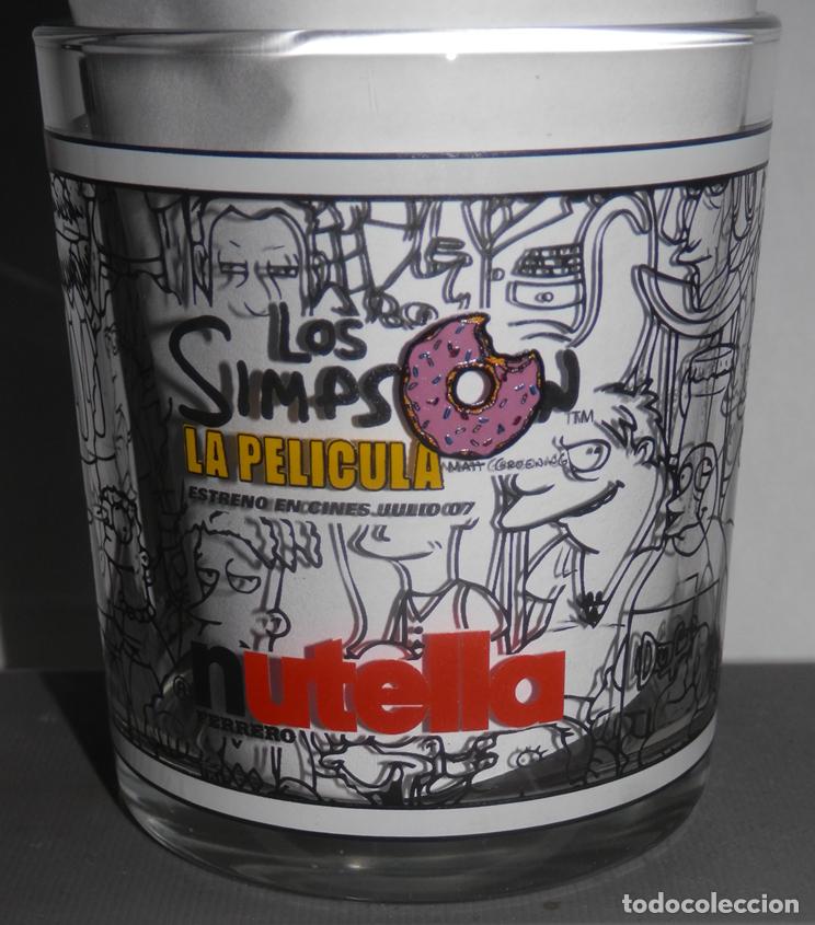 Coleccionismo: VASO NUTELLA DE LA SERIE LOS SIMPSONS - Foto 1