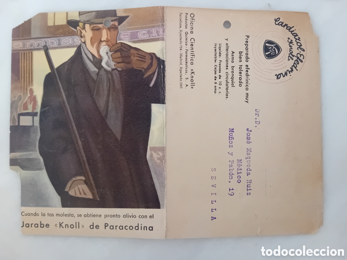 Coleccionismo: Knoll jarabe paracodina - Foto 1
