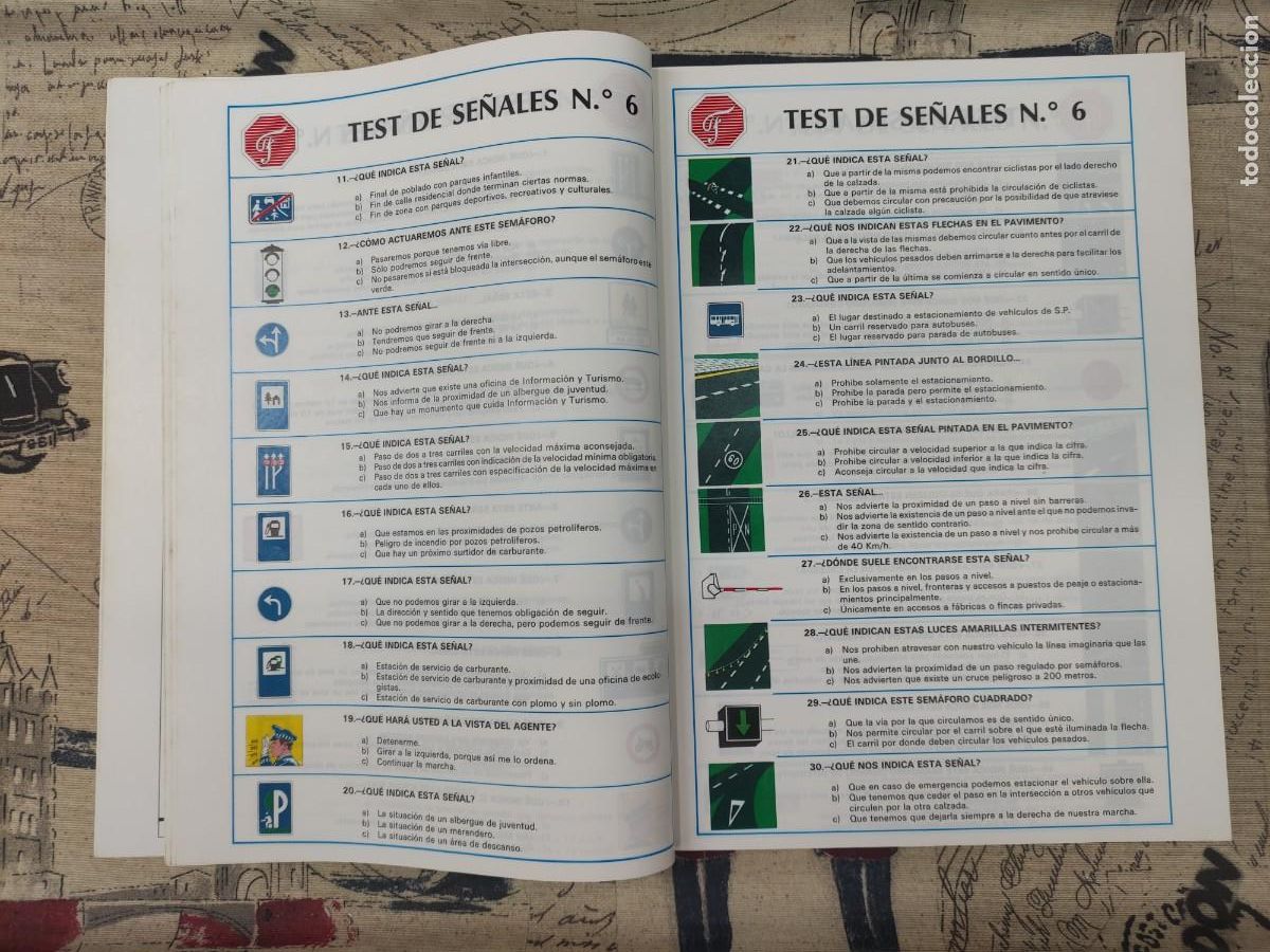 Coleccionismo: LOTE PERMISO CONDUCIR - TEORICO Y TESTS - Foto 11