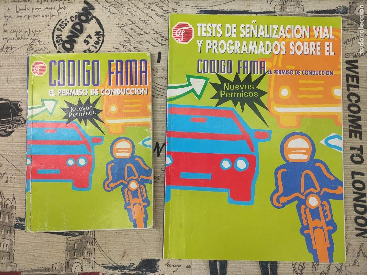 Coleccionismo: LOTE PERMISO CONDUCIR - TEORICO Y TESTS - Foto 1
