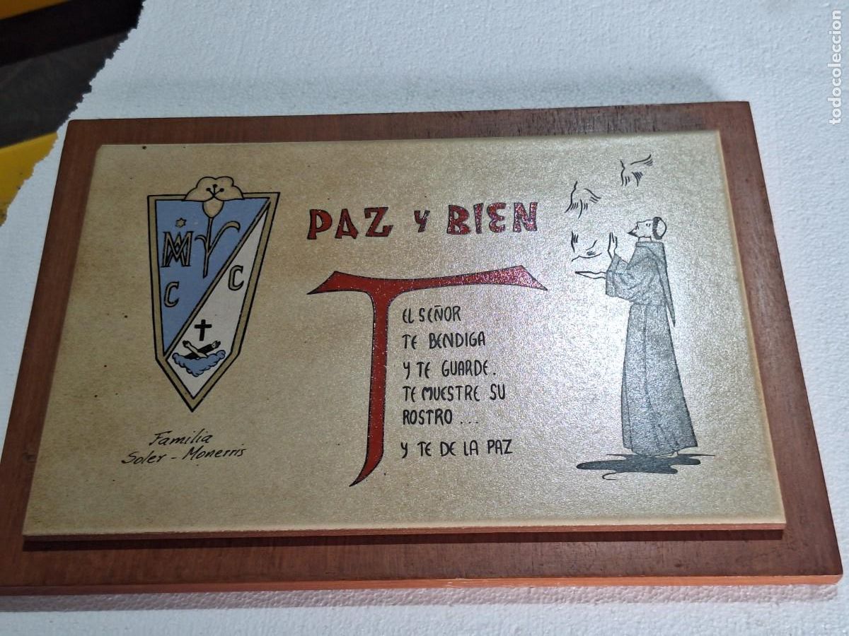 Coleccionismo: Emblema del Colegio La Concepci&oacute;n de Ontinyent . Franciscana - Foto 1