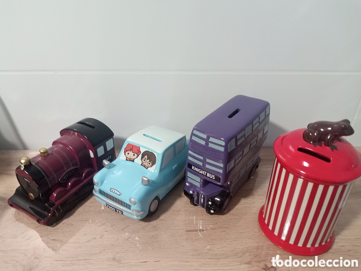 Coleccionismo: Lote de 4 Huchas de Harry Potter - Foto 2