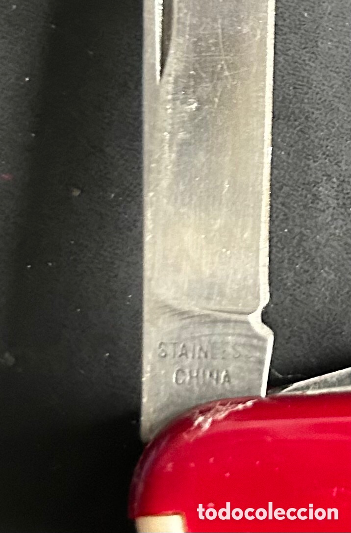 Coleccionismo: NAVAJA MULTIUSOS CON PROPAGANDA - Foto 4