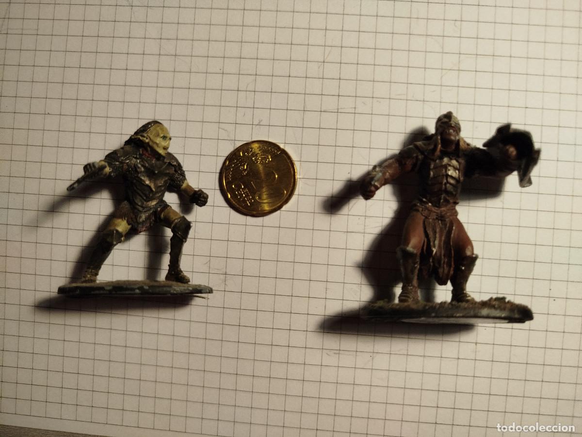 Coleccionismo: Dos figura de hierro se&ntilde;or de los anillos
