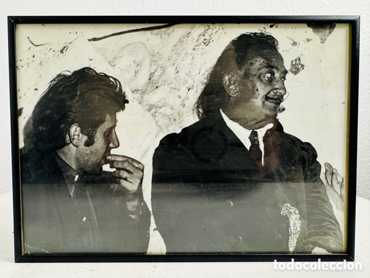 Coleccionismo: Salvador Dal&iacute; Fotograf&iacute;a Original 24 x 18 cm B/N