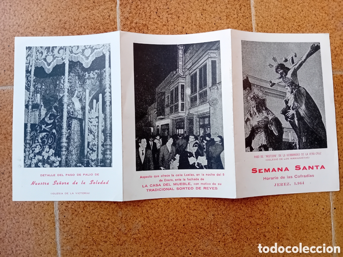 Coleccionismo: Programa Jerez Semana Santa a&ntilde;o 1964 - Foto 4