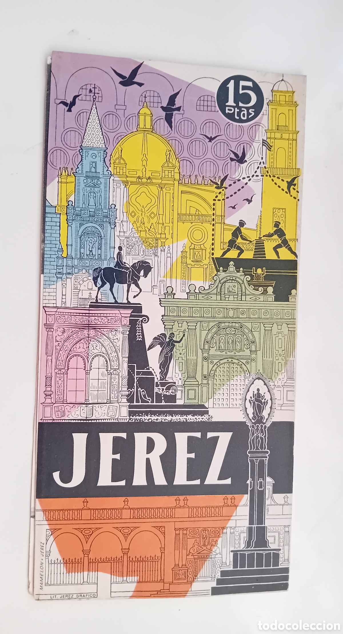 Coleccionismo: jerez folleto gu&iacute;a programa publicidad vino tio pepe soberano gonzalez byass