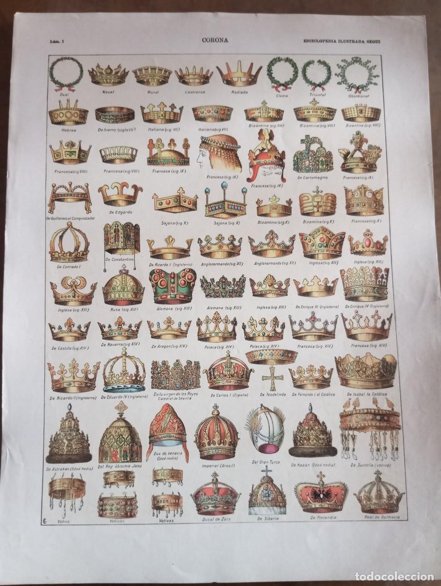 Collezionismo: L&Aacute;MINAS DE CORONAS ,ENCICLOPEDIA ILUSTRADA SEGU&Iacute;