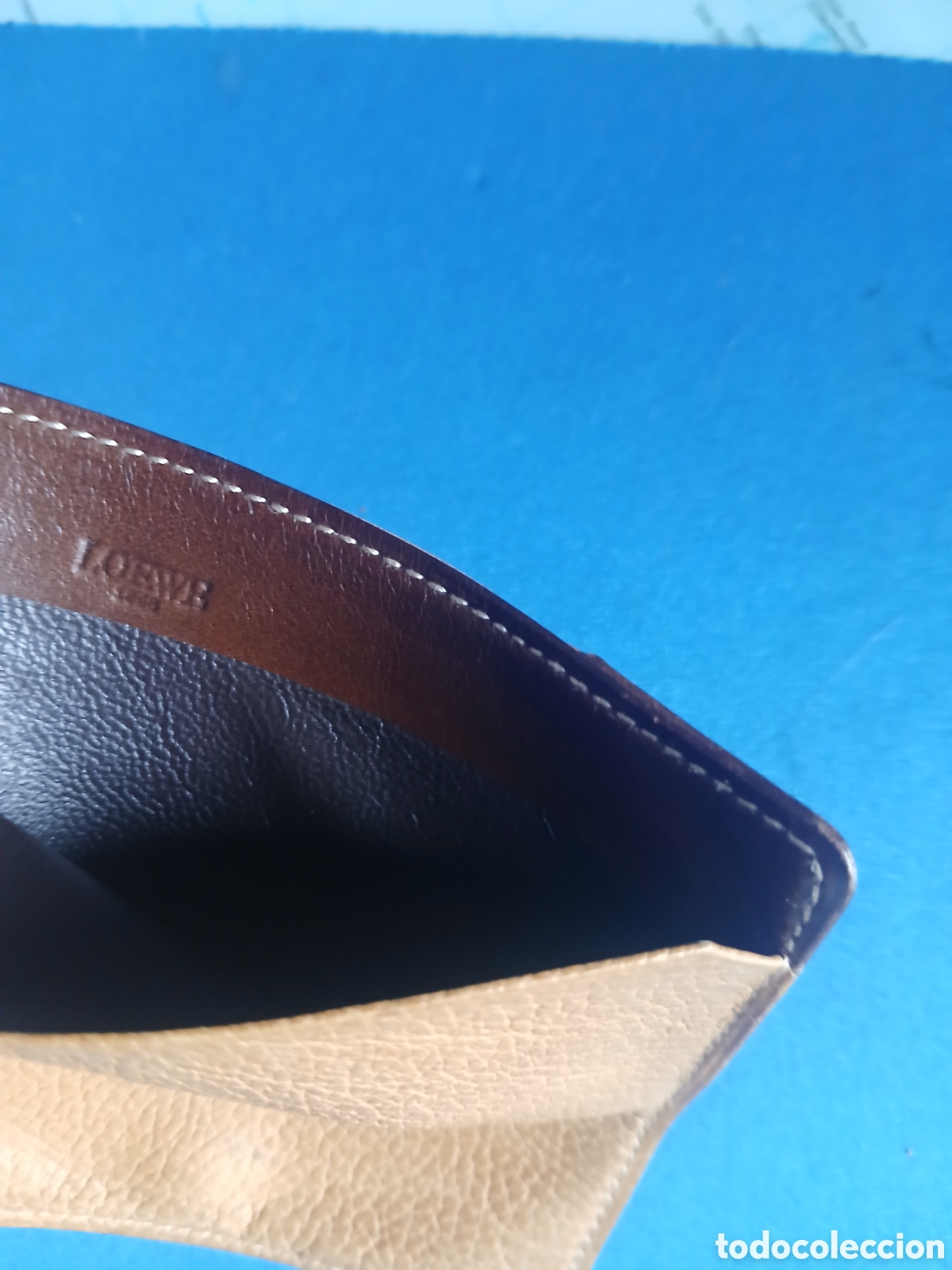 Coleccionismo: Billetera Loewe piel ventage - Foto 3
