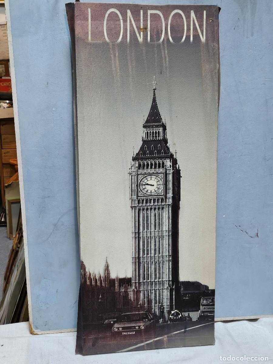 Coleccionismo: cuadro con lienzo de inglaterra - Foto 1