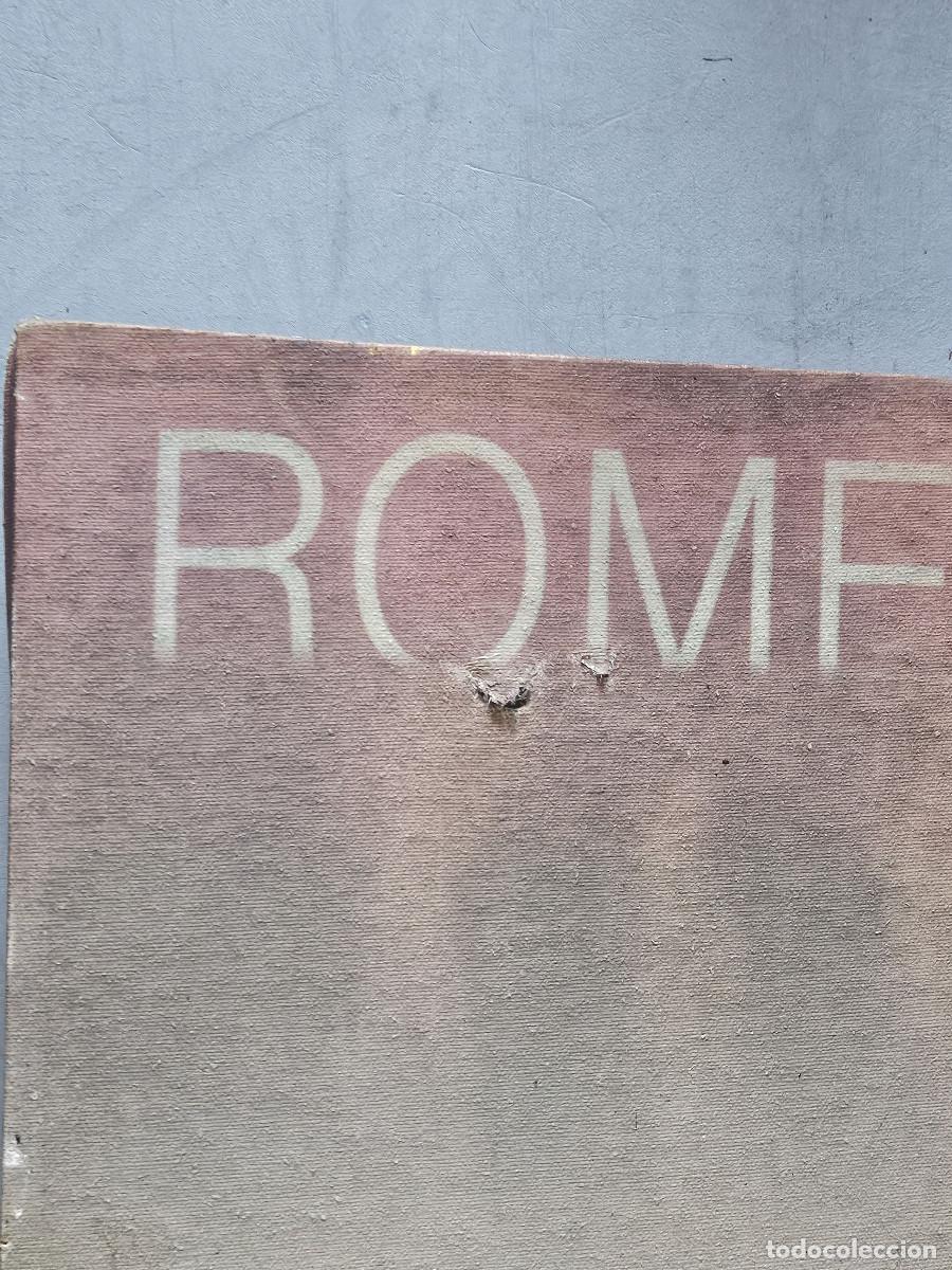 Coleccionismo: cuadro lienzo de Roma - Foto 3