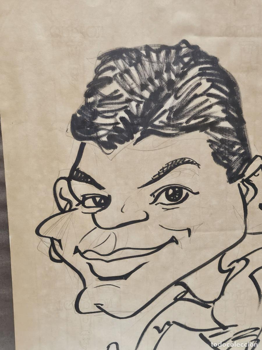 Coleccionismo: cuadro con caricatura vintage - Foto 2