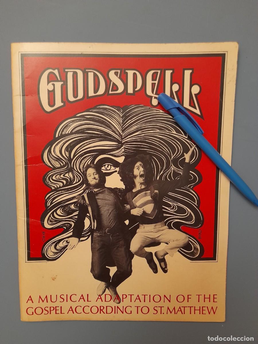 Coleccionismo: Programa GODSPELL Sept 1971 Broadway Musical USA. En Ingles. - Foto 1