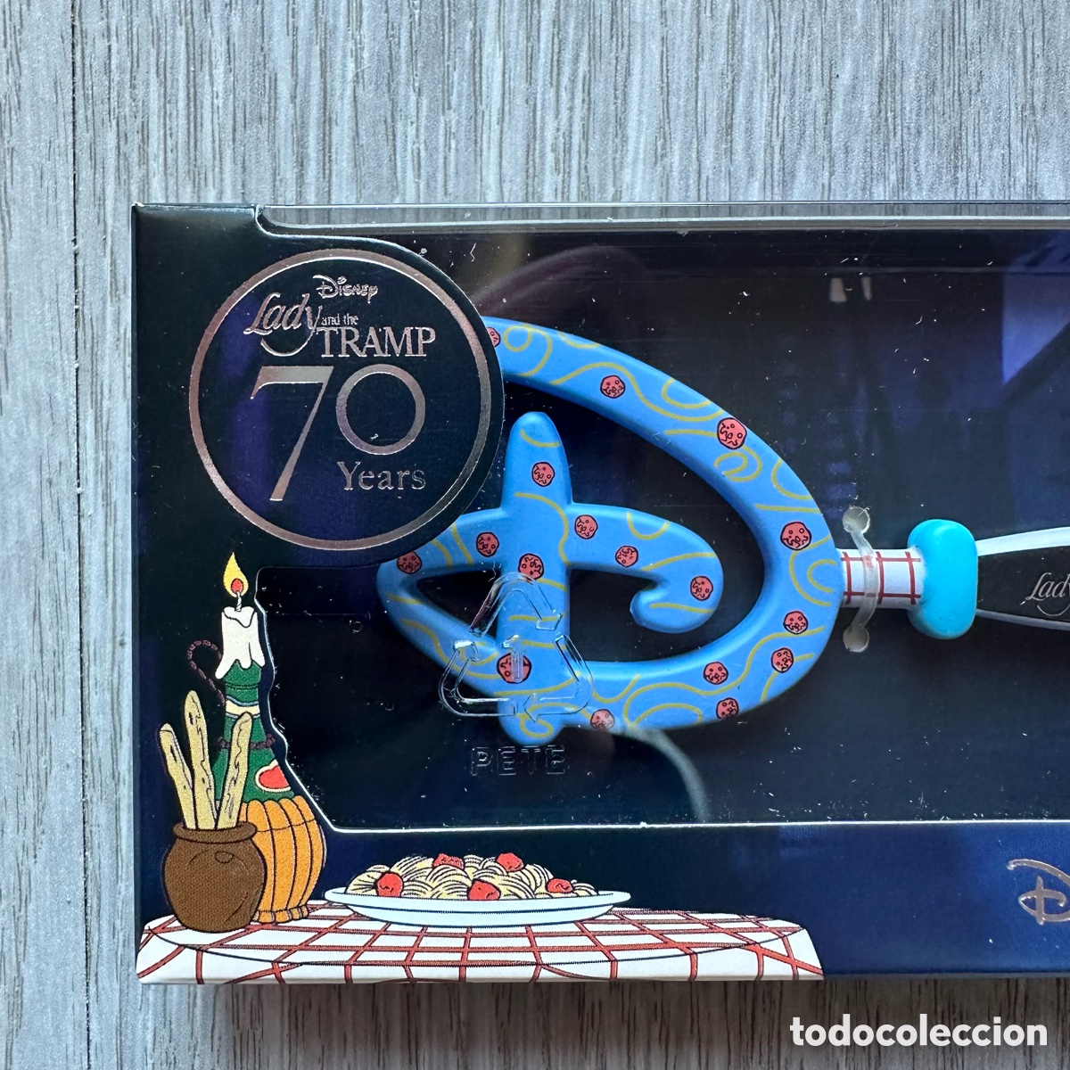 Coleccionismo: Llave La Dama y el Vagabundo 70.&ordm;&nbsp;aniversario. - Foto 2