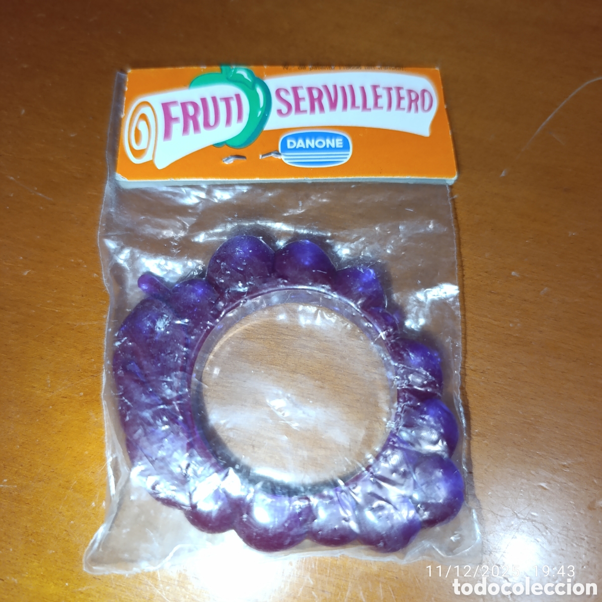 Coleccionismo: Danone,Fruti servilletero,uvas. - Foto 2