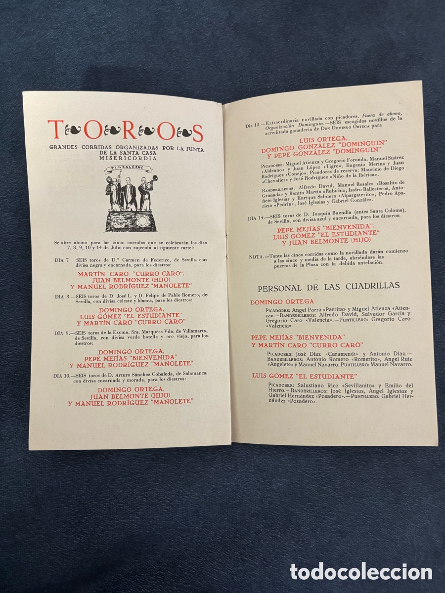 Coleccionismo: Programa de San Ferm&iacute;n 1940 - Pamplona - Foto 7