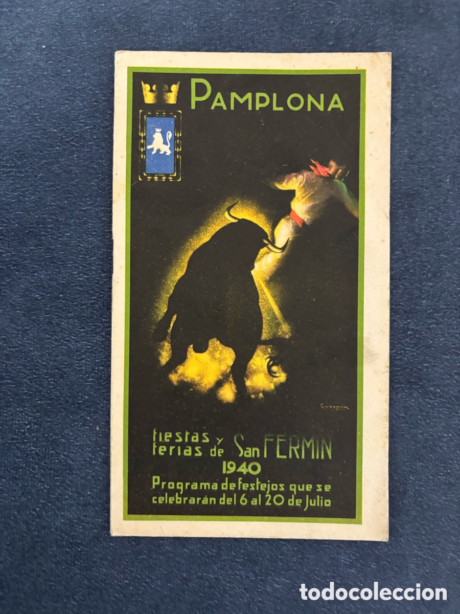 Coleccionismo: Programa de San Ferm&iacute;n 1940 - Pamplona - Foto 1