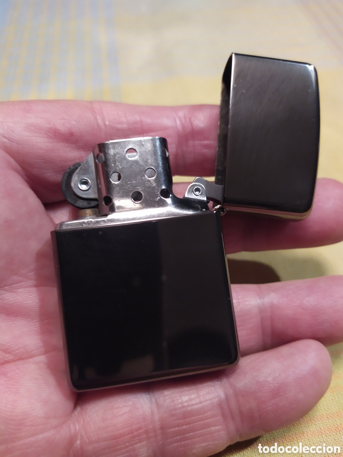 Coleccionismo: Mechero Zippo grafito, impecable. - Foto 2