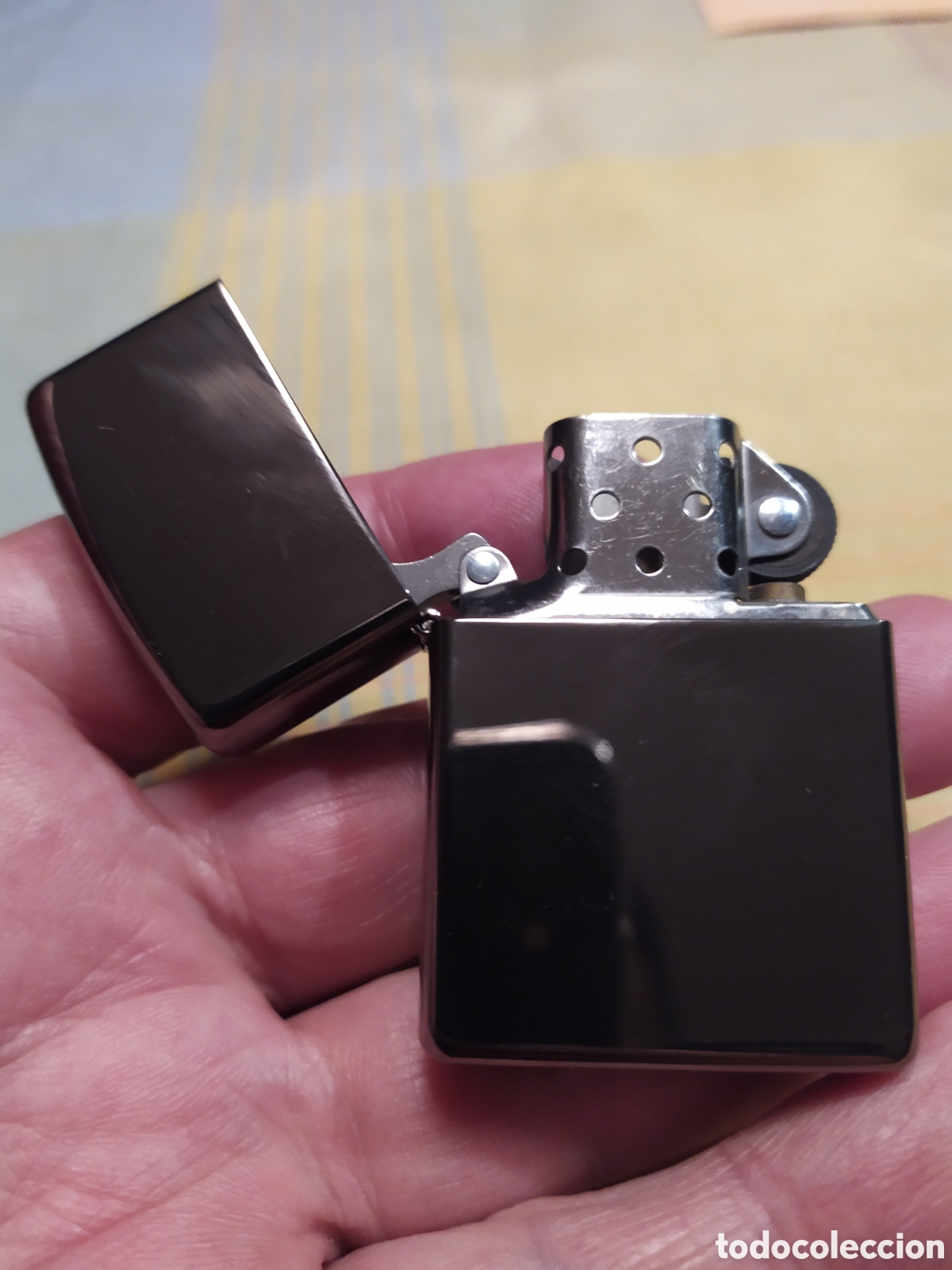 Coleccionismo: Mechero Zippo grafito, impecable. - Foto 4