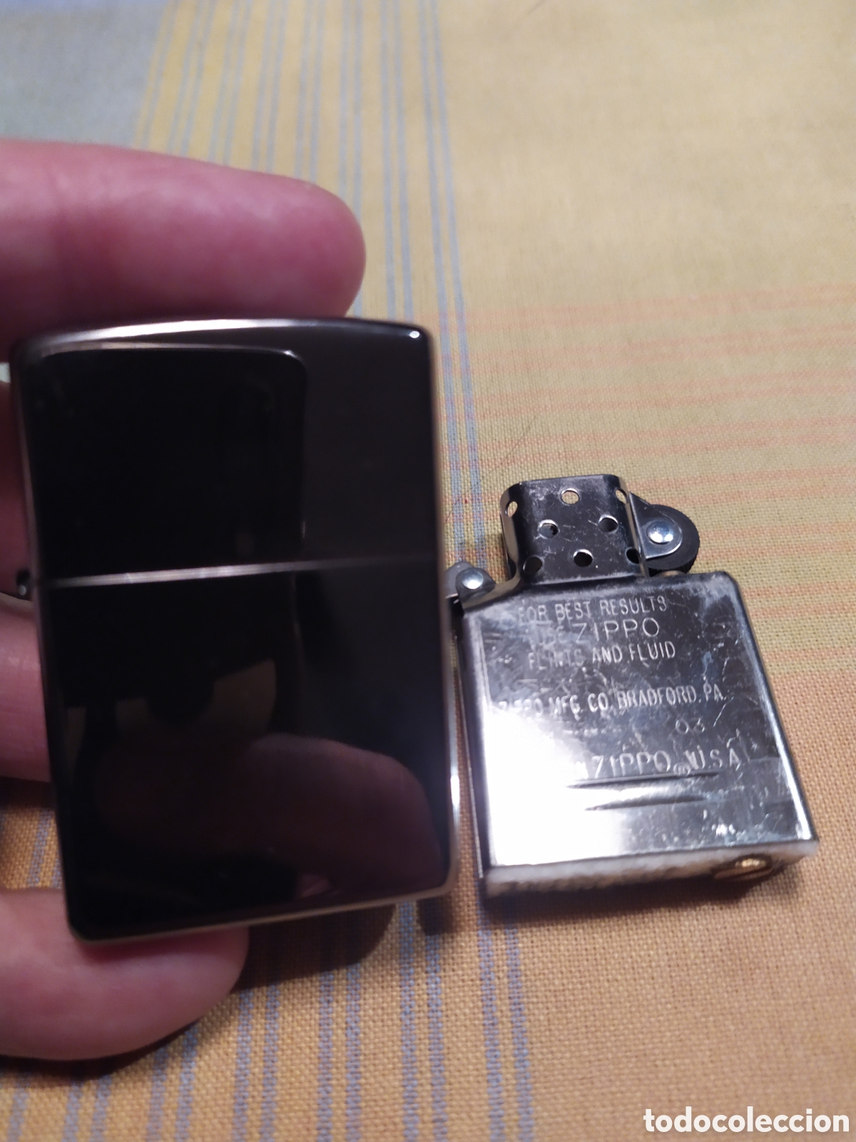 Coleccionismo: Mechero Zippo grafito, impecable. - Foto 5