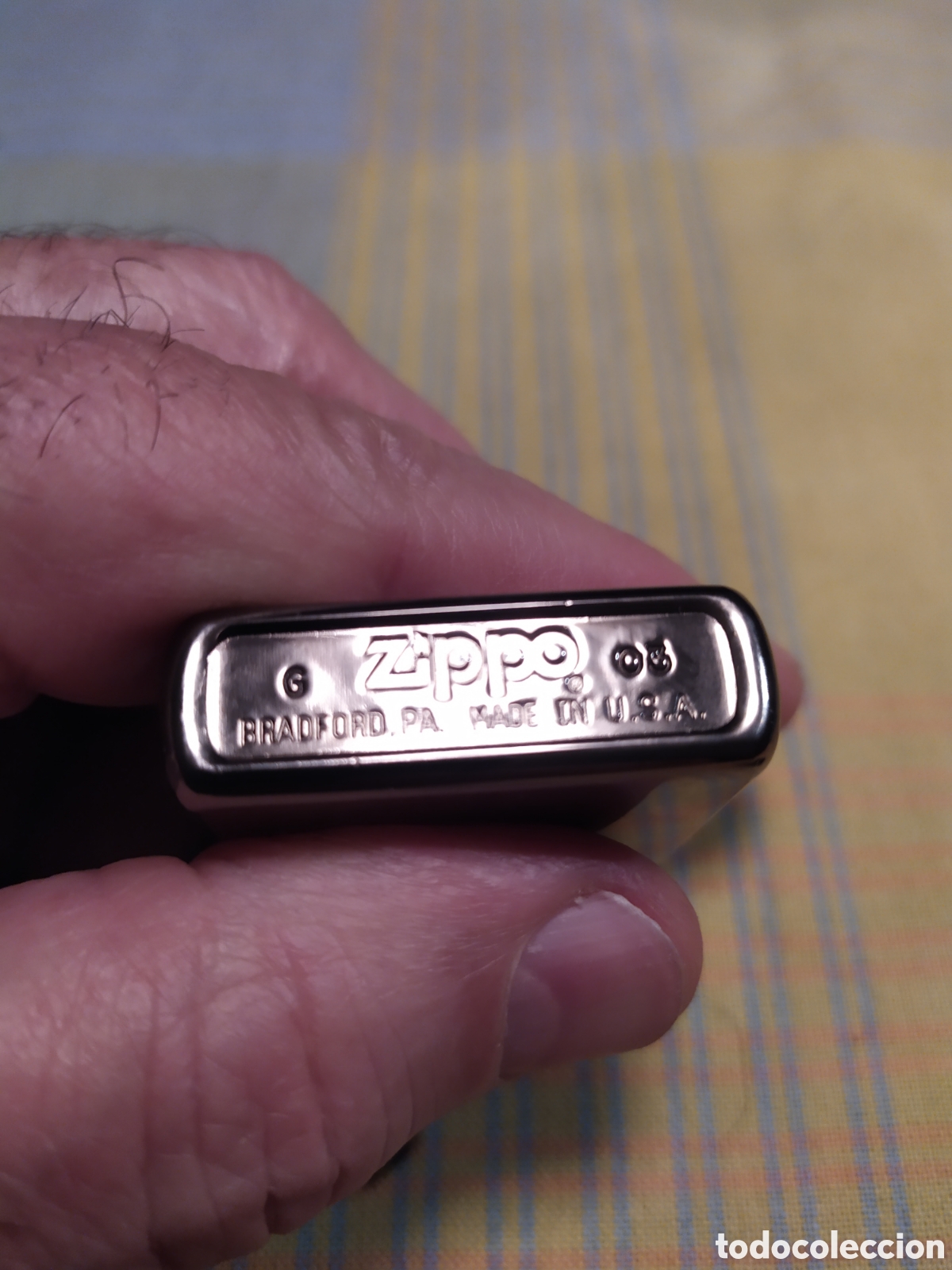Coleccionismo: Mechero Zippo grafito, impecable. - Foto 6