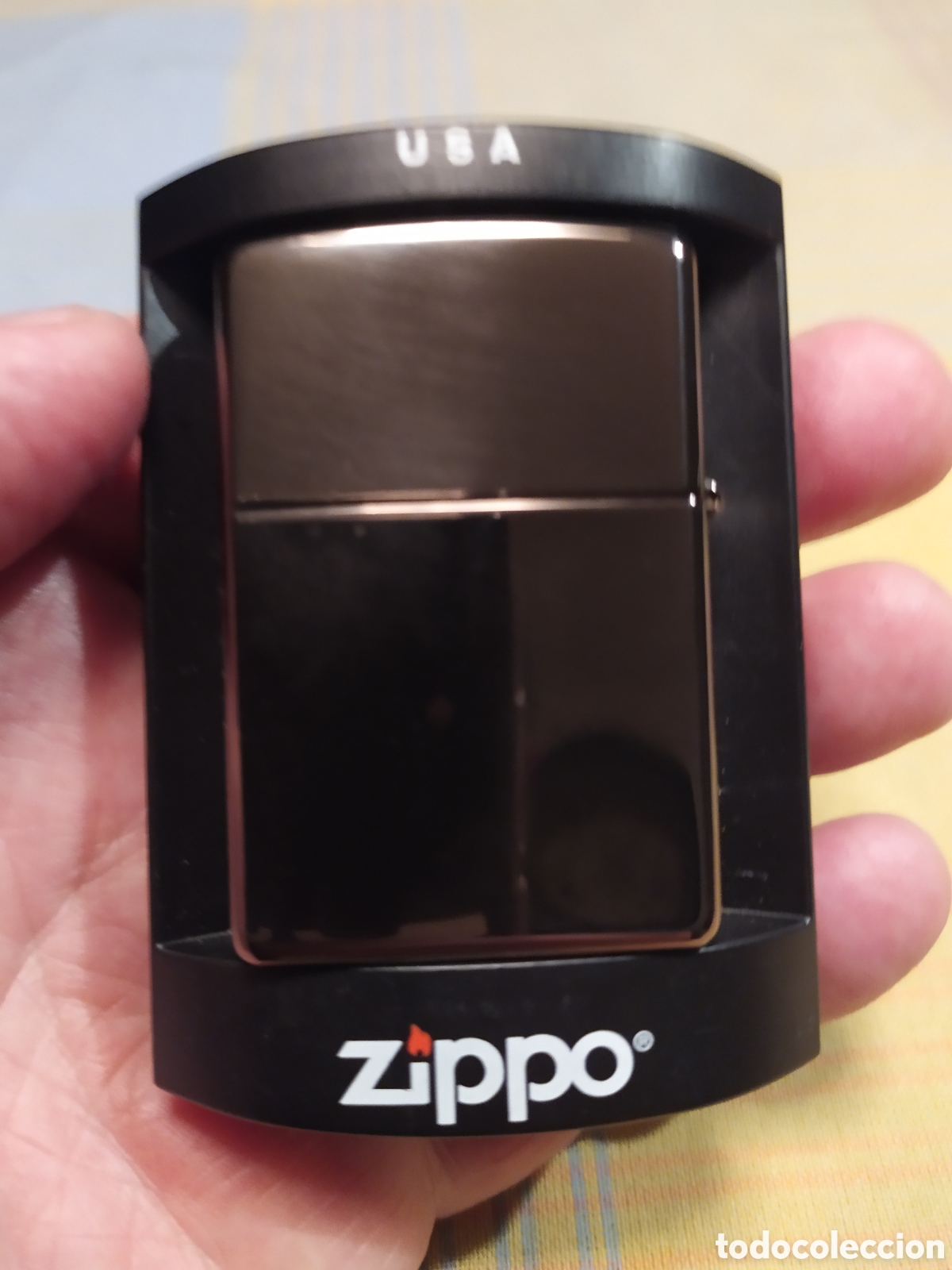 Coleccionismo: Mechero Zippo grafito, impecable. - Foto 1
