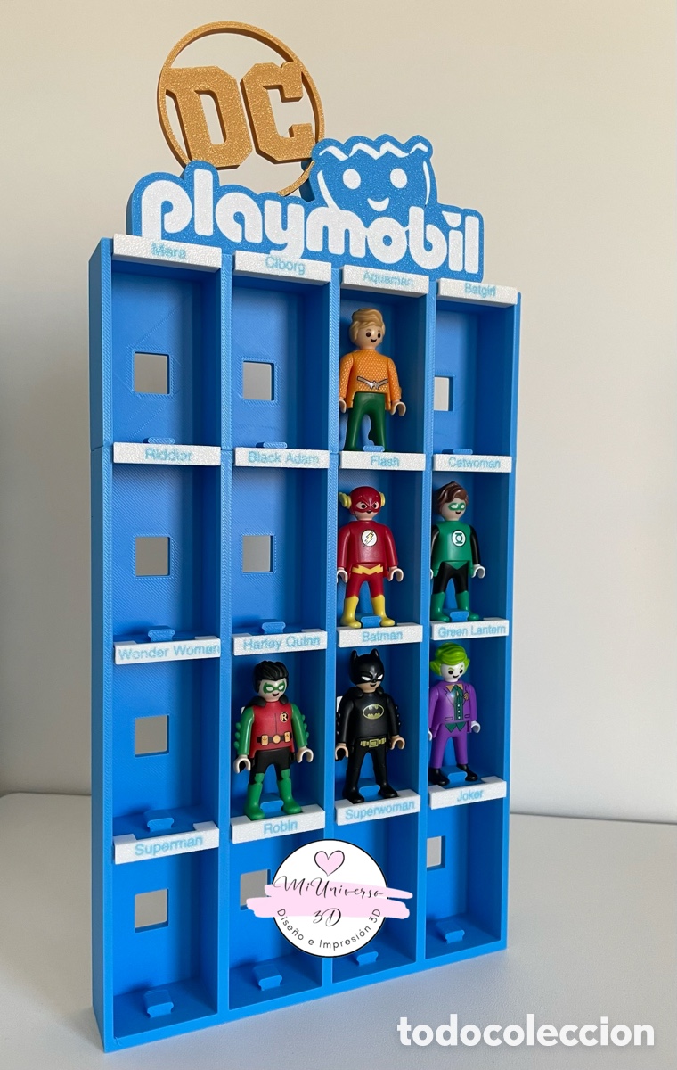 Coleccionismo: Expositor Playmobil Kinder DC - Foto 2