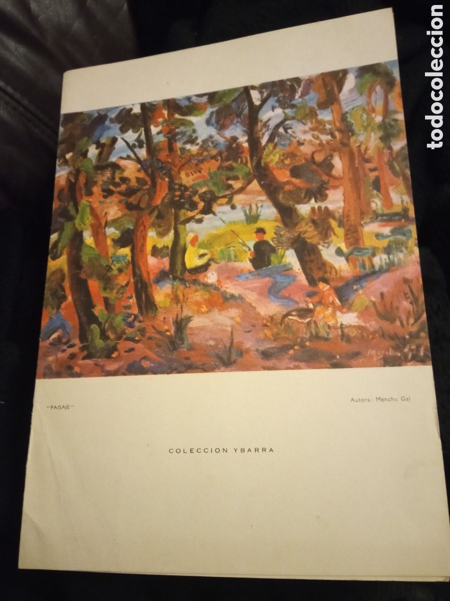Coleccionismo: Paisaje, Menchu Gal, Carta men&uacute;, Colecci&oacute;n Ibarra
