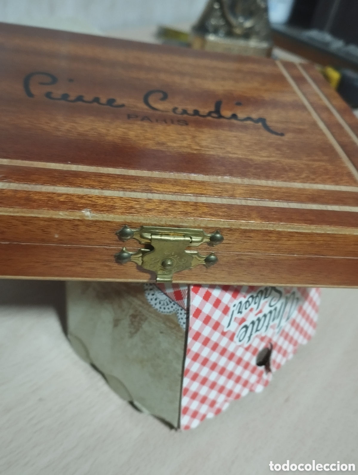 Coleccionismo: CAJA MADERA PIERRE CARDIN PARIS - Foto 4
