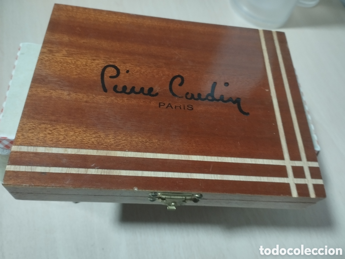 Coleccionismo: CAJA MADERA PIERRE CARDIN PARIS - Foto 1