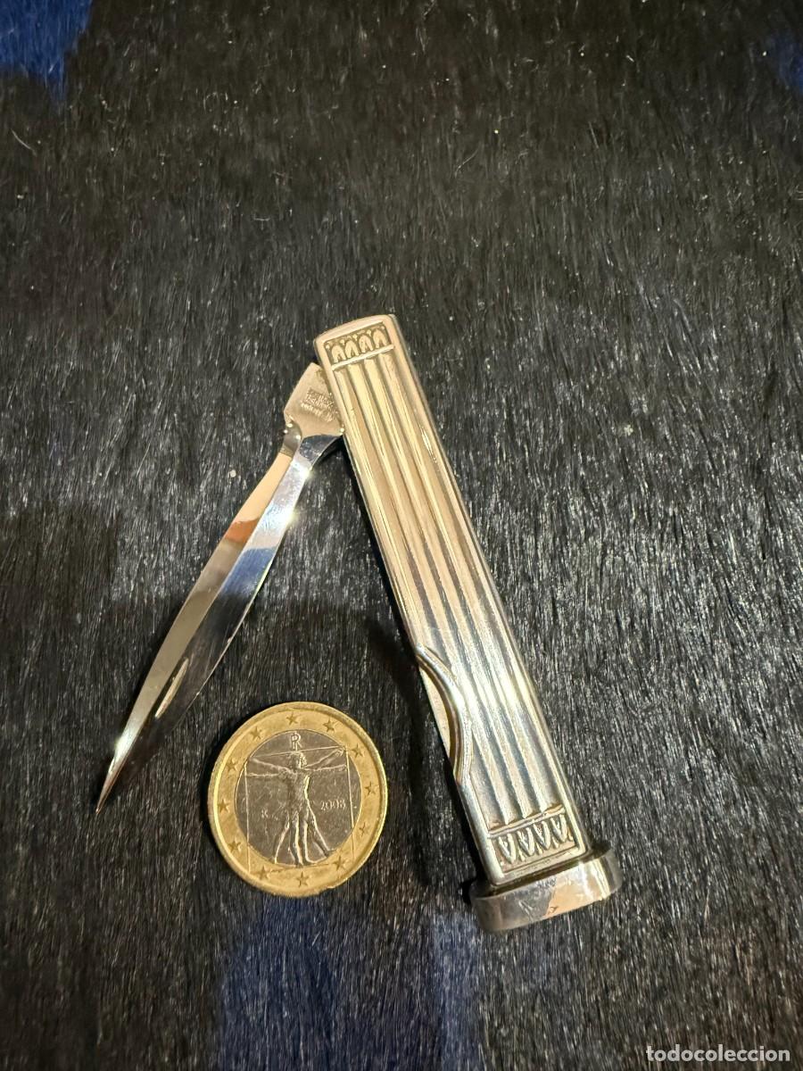 Coleccionismo: limpiador de pipas de plata - Foto 4