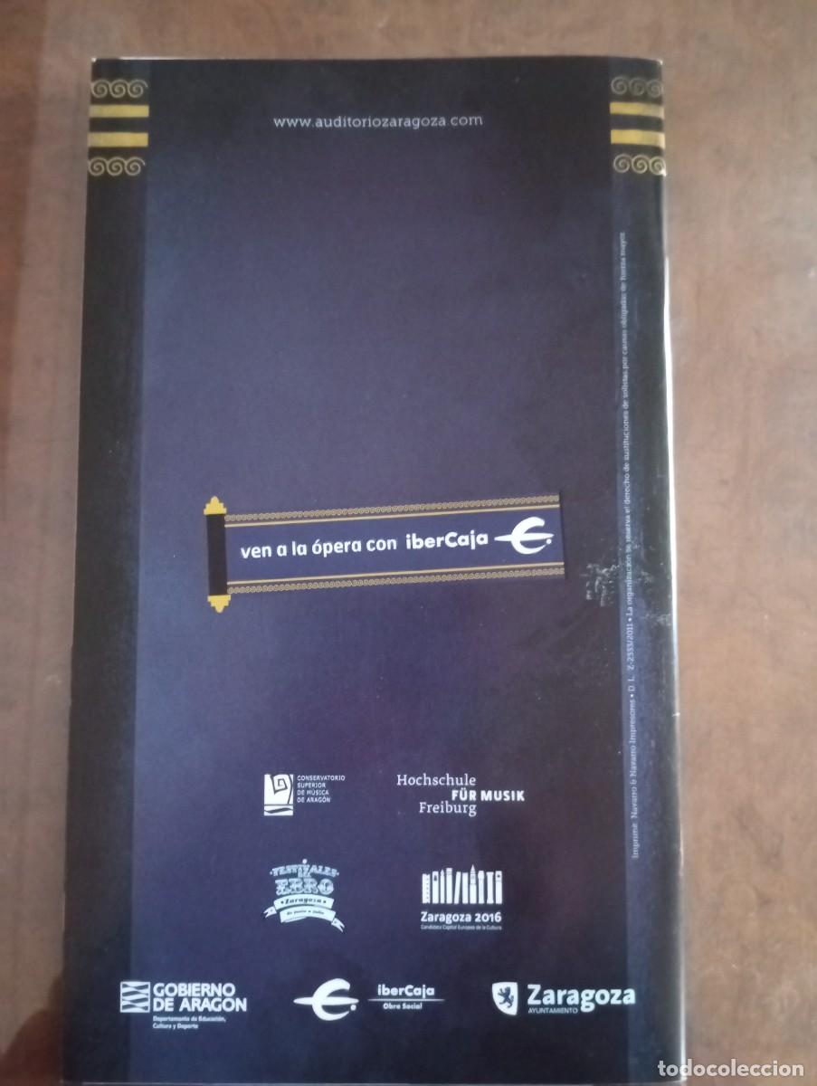 Coleccionismo: LA FLAUTA MAGICA, PROGRAMA DE LA OPERA - Foto 3