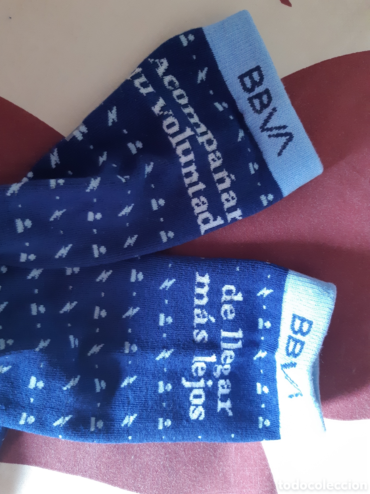 Coleccionismo: Calcetines caballero BBVA - Foto 3