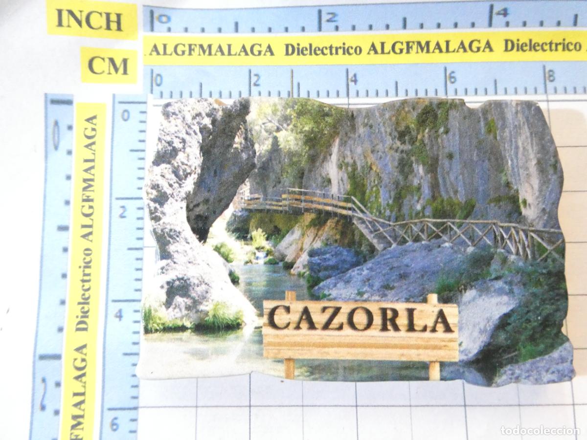 Coleccionismo: IM&Aacute;N DE NEVERA. SOUVENIR RECUERDO. CAZORLA JAEN - Foto 1