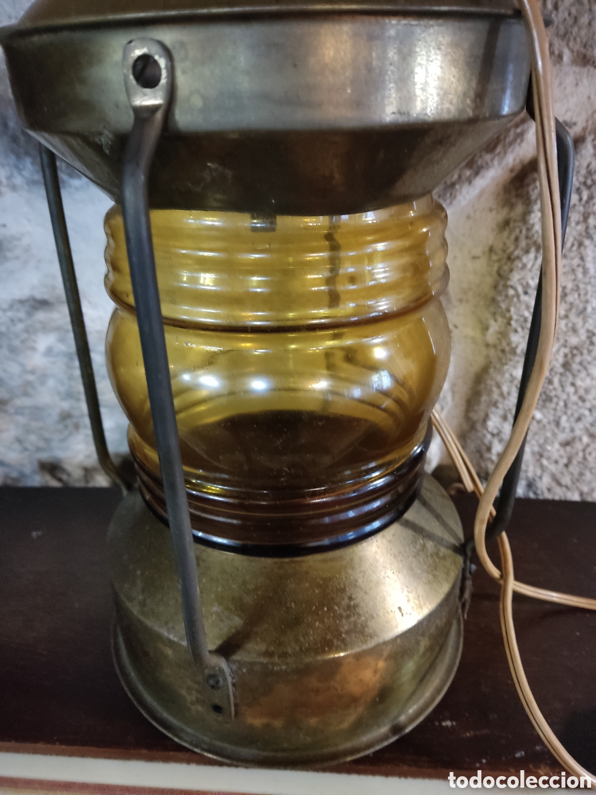 Coleccionismo: Farol de barco cableado - Foto 2