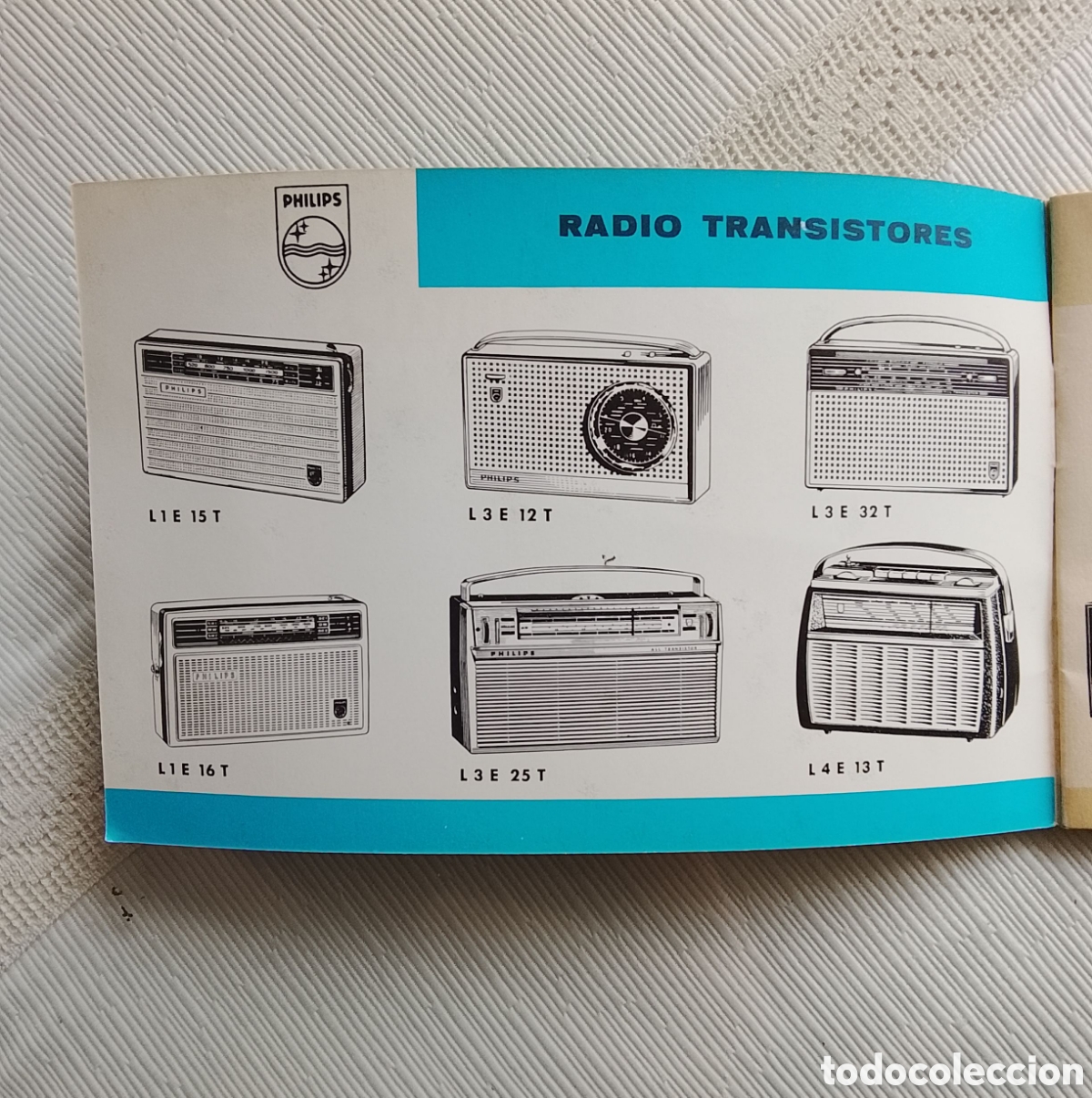 Collectionnisme: 1965.CATALOGO TRANSISTORES,RADIOS,TV, Y ELECTRODOMESTICOS FHILIPS.