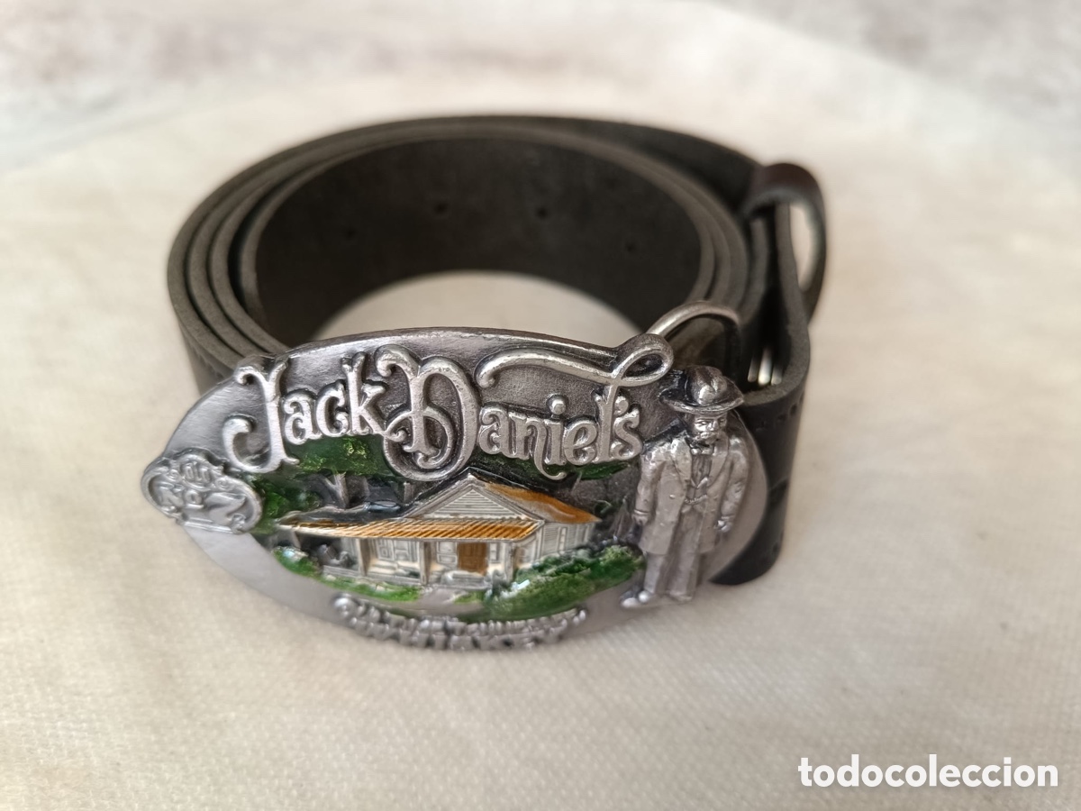 Coleccionismo: Cintur&oacute;n Jack Daniels a&ntilde;os 80&rsquo; - Foto 1