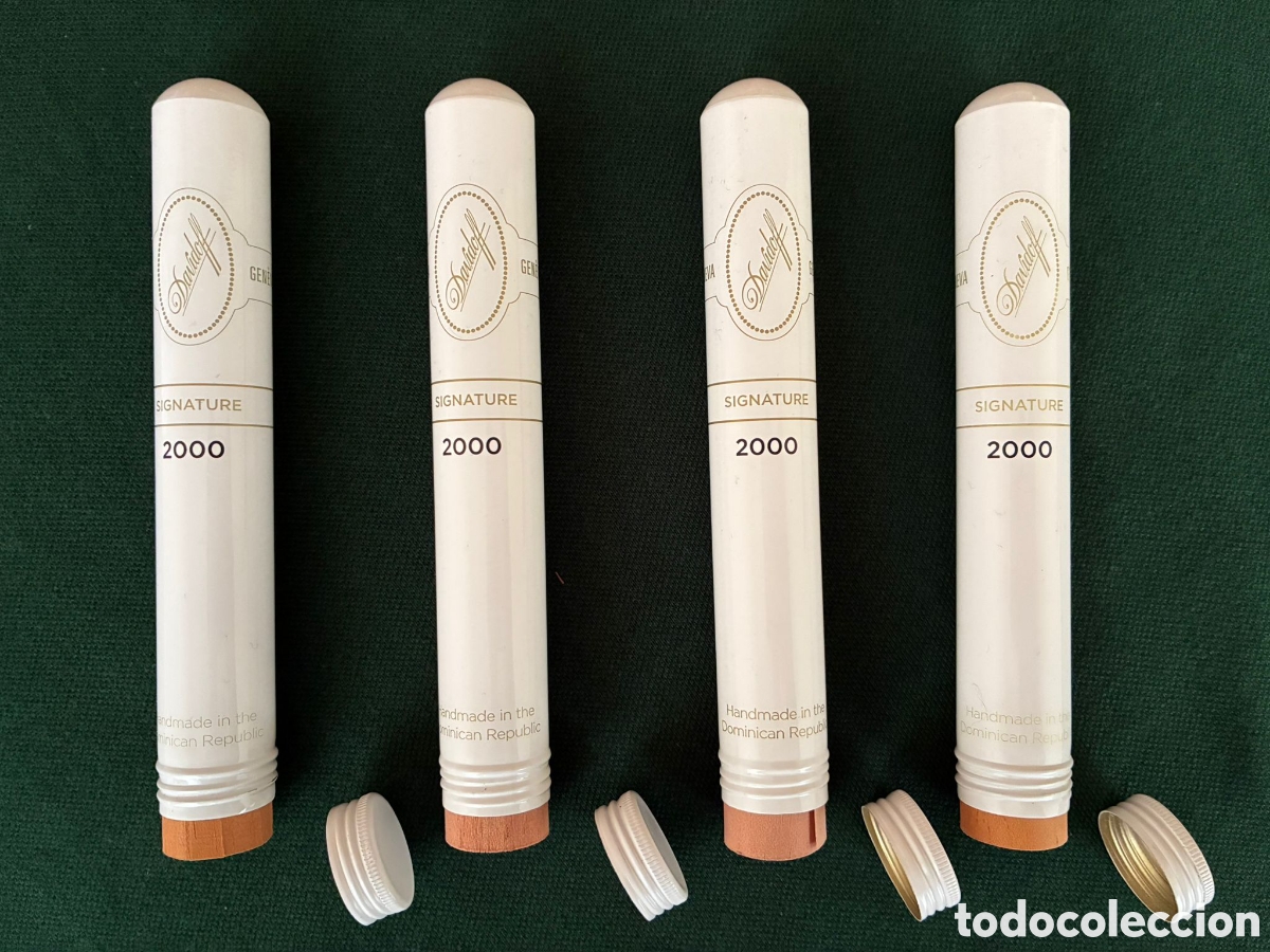 Coleccionismo: Lote fundas puros Davidoff - Foto 4