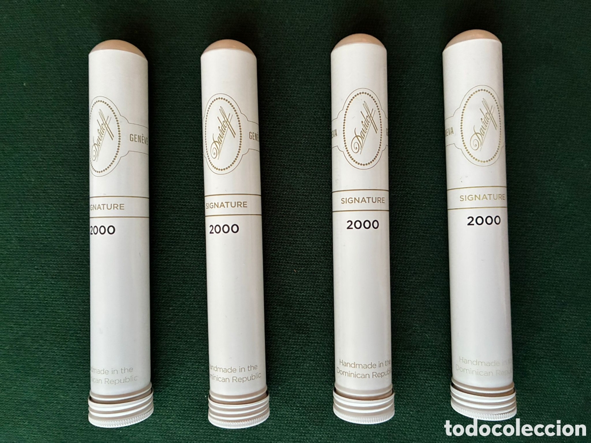 Coleccionismo: Lote fundas puros Davidoff - Foto 1