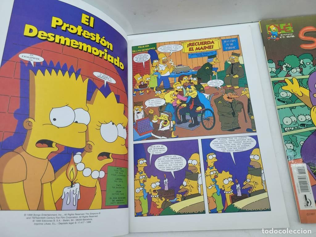 Coleccionismo: 2 C&Oacute;MICS DE LOS SIMPSONS - Foto 5