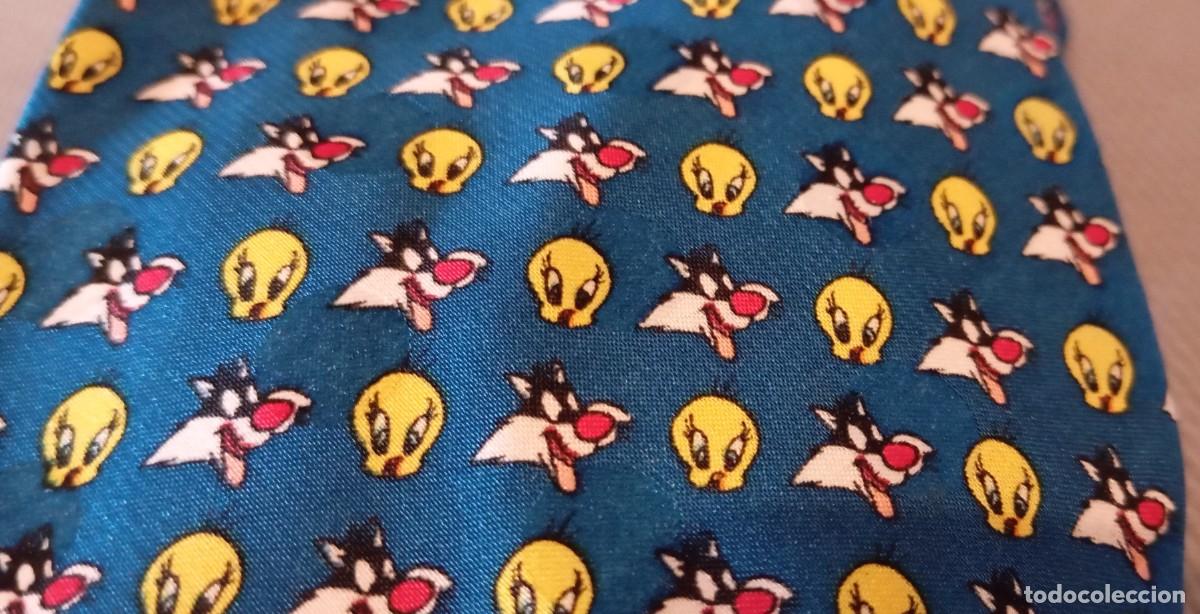 Coleccionismo: Corbata Piol&iacute;n Azul y Amarillo - Foto 2
