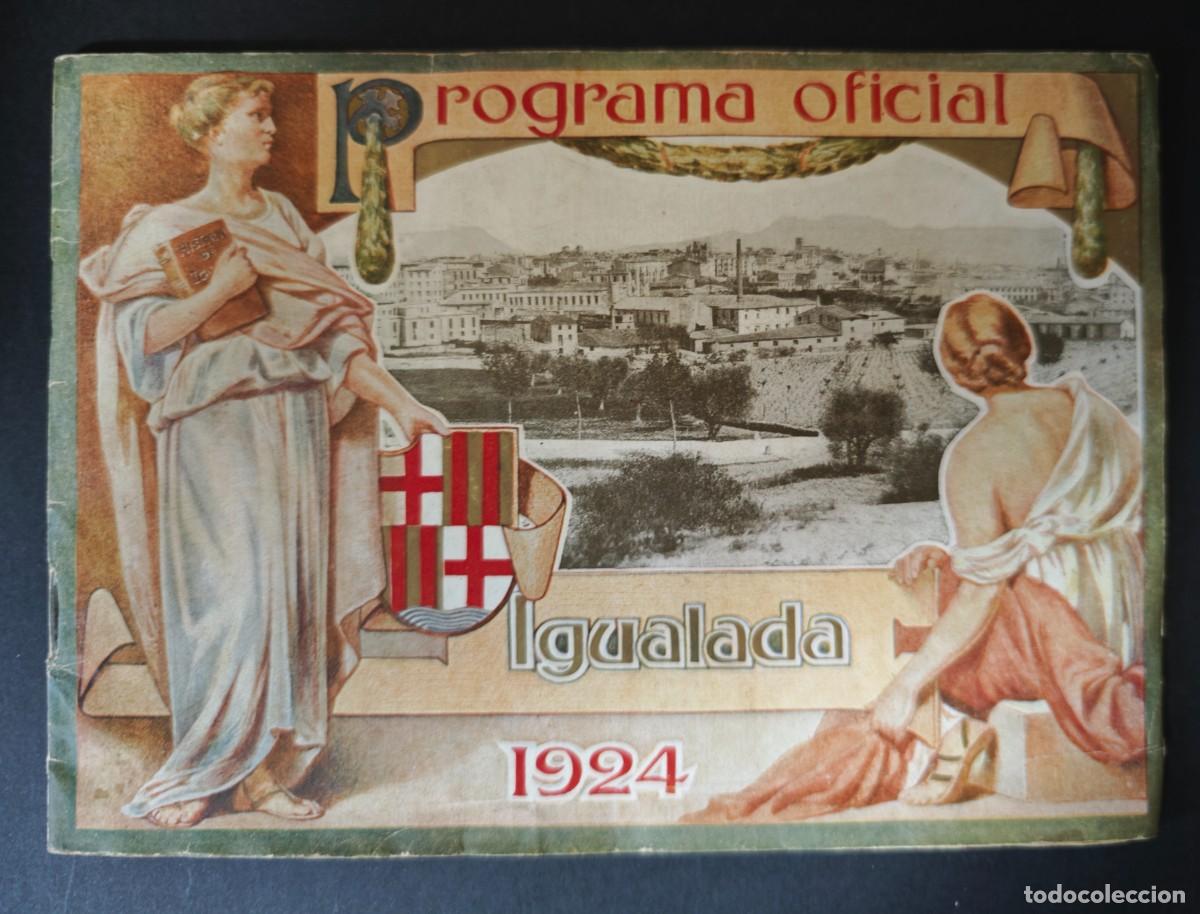 Coleccionismo: IGUALADA - FIESTA MAYOR 1924 - Foto 1