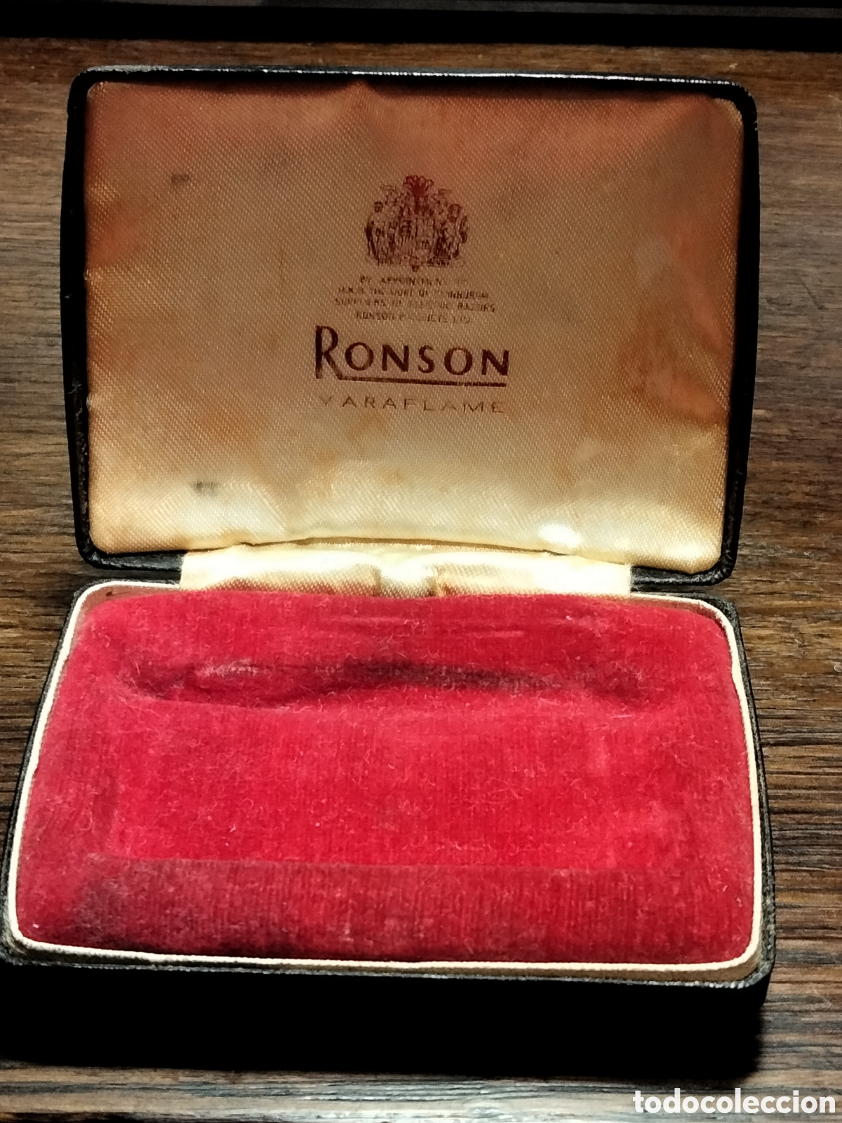 Coleccionismo: Caja original de mechero Ronson Varaflame - Foto 1