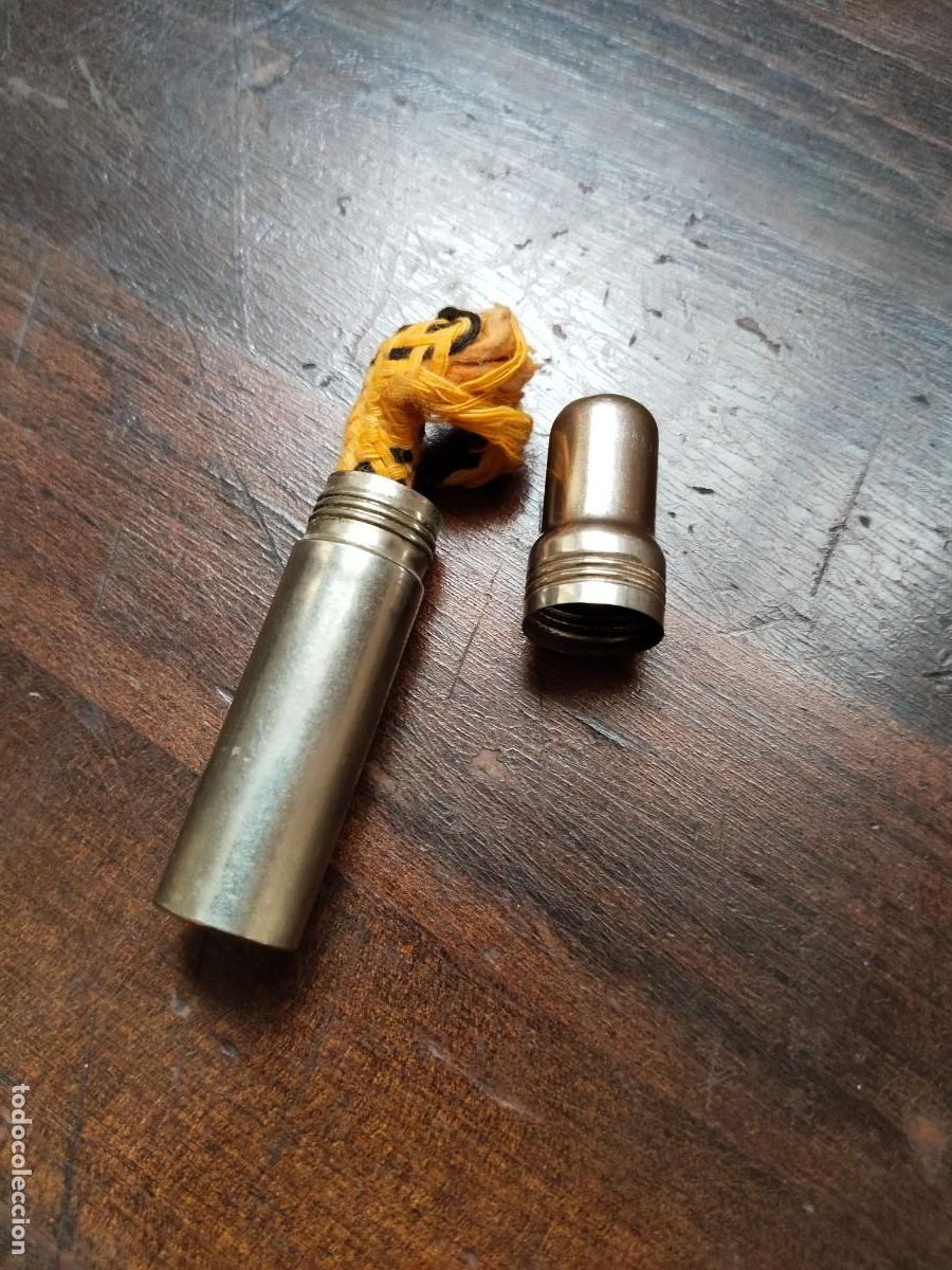 Coleccionismo: Recipiente, Botecito para mechas. - Foto 1