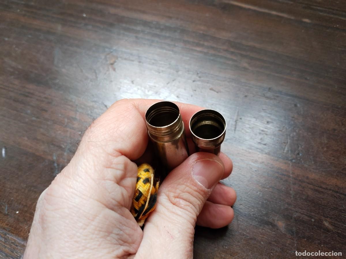 Coleccionismo: Recipiente, Botecito para mechas. - Foto 5