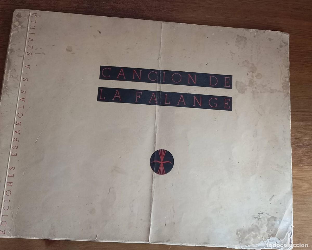 Coleccionismo: CANCI&Oacute;N DE LA FALANGE. AGUST&Iacute;N DE FOX&Aacute; Y C. S&Aacute;ENZ DE TEJADA. EDICIONES ESPA&Ntilde;OLAS. - Foto 1