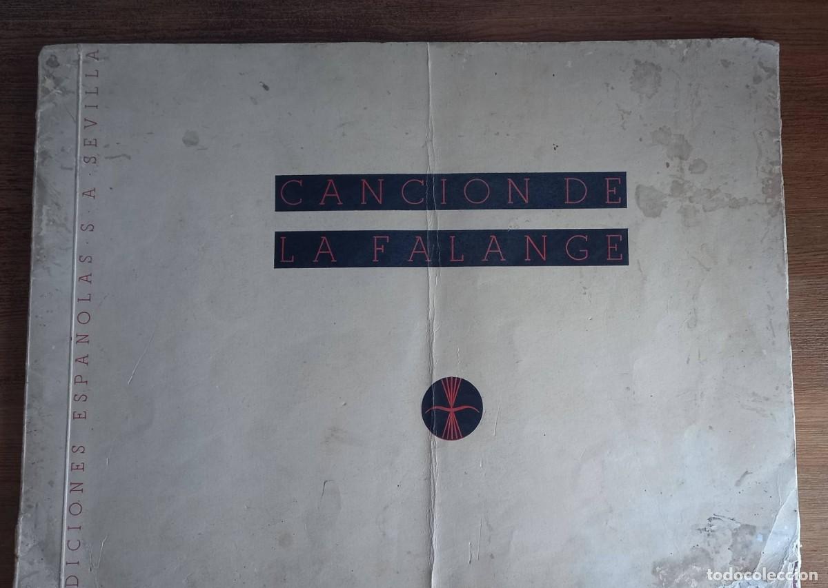 Coleccionismo: CANCI&Oacute;N DE LA FALANGE. AGUST&Iacute;N DE FOX&Aacute; Y C. S&Aacute;ENZ DE TEJADA. EDICIONES ESPA&Ntilde;OLAS. - Foto 5