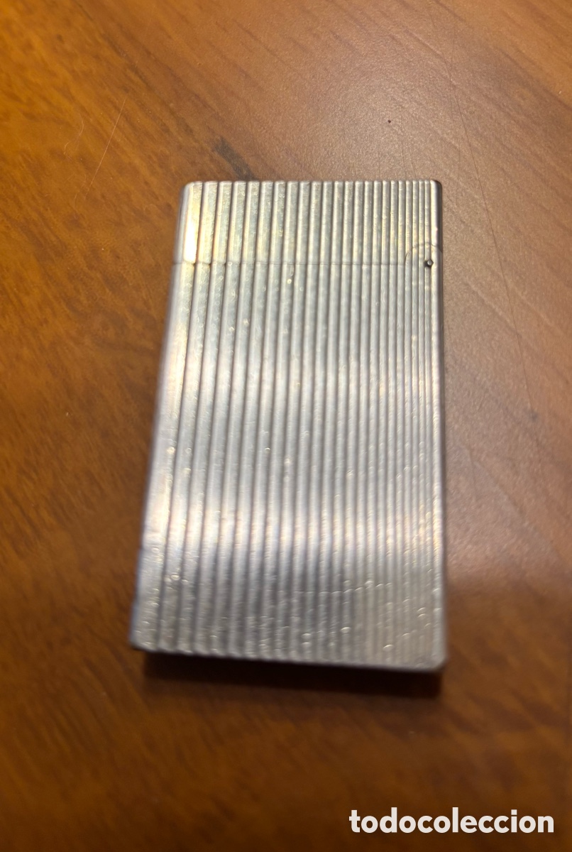 Coleccionismo: Encendedor Dupont de plata - Foto 3